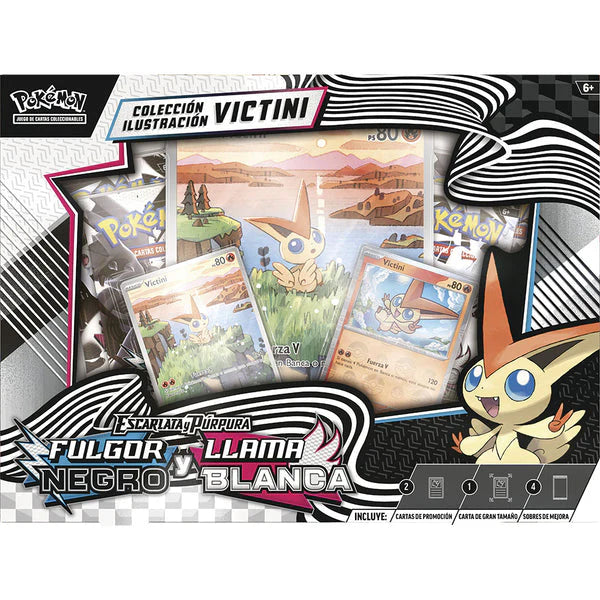 Pokemon Black Bolt and Whie flare- victini illustration collection
