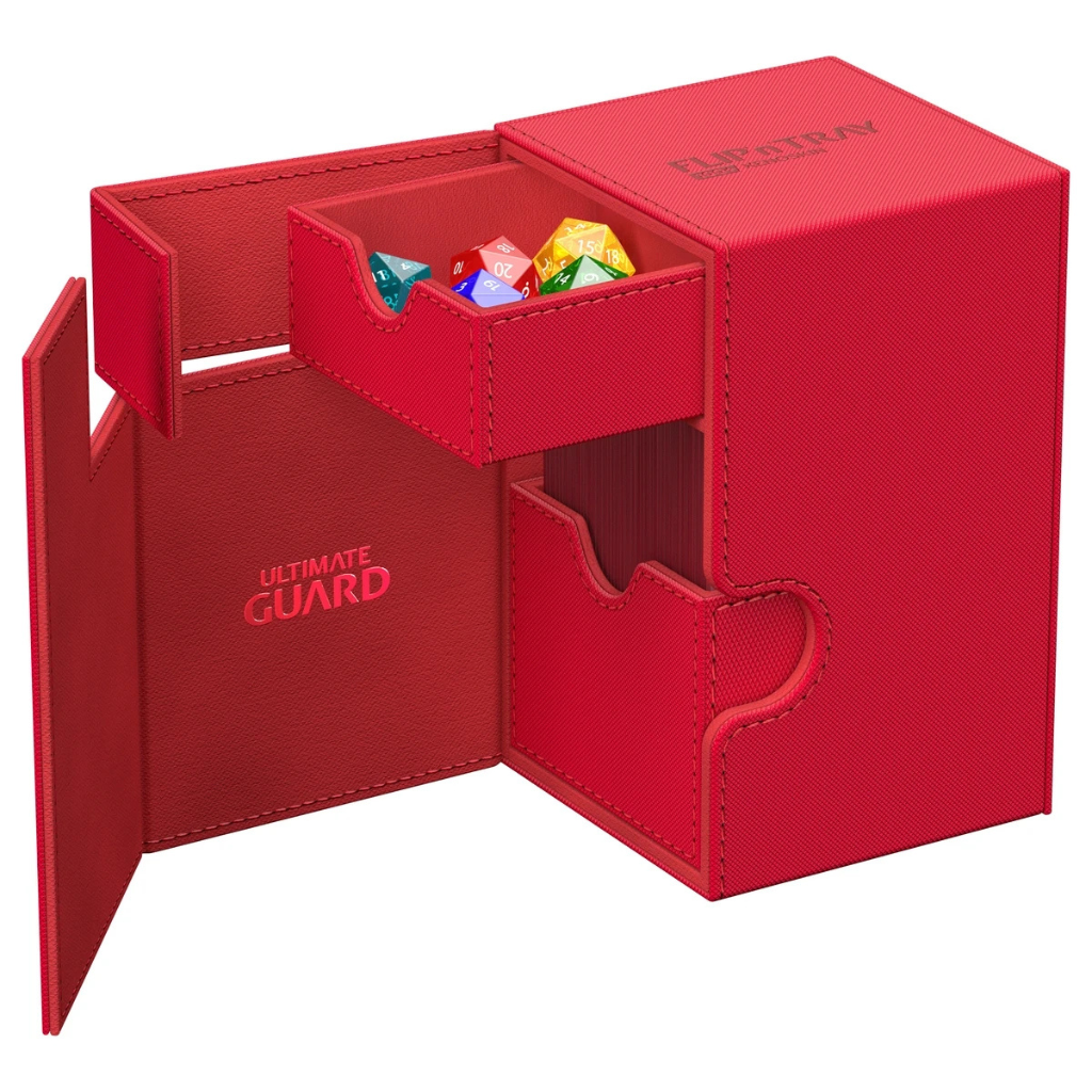 Flip n tray Deck box 80+ Red