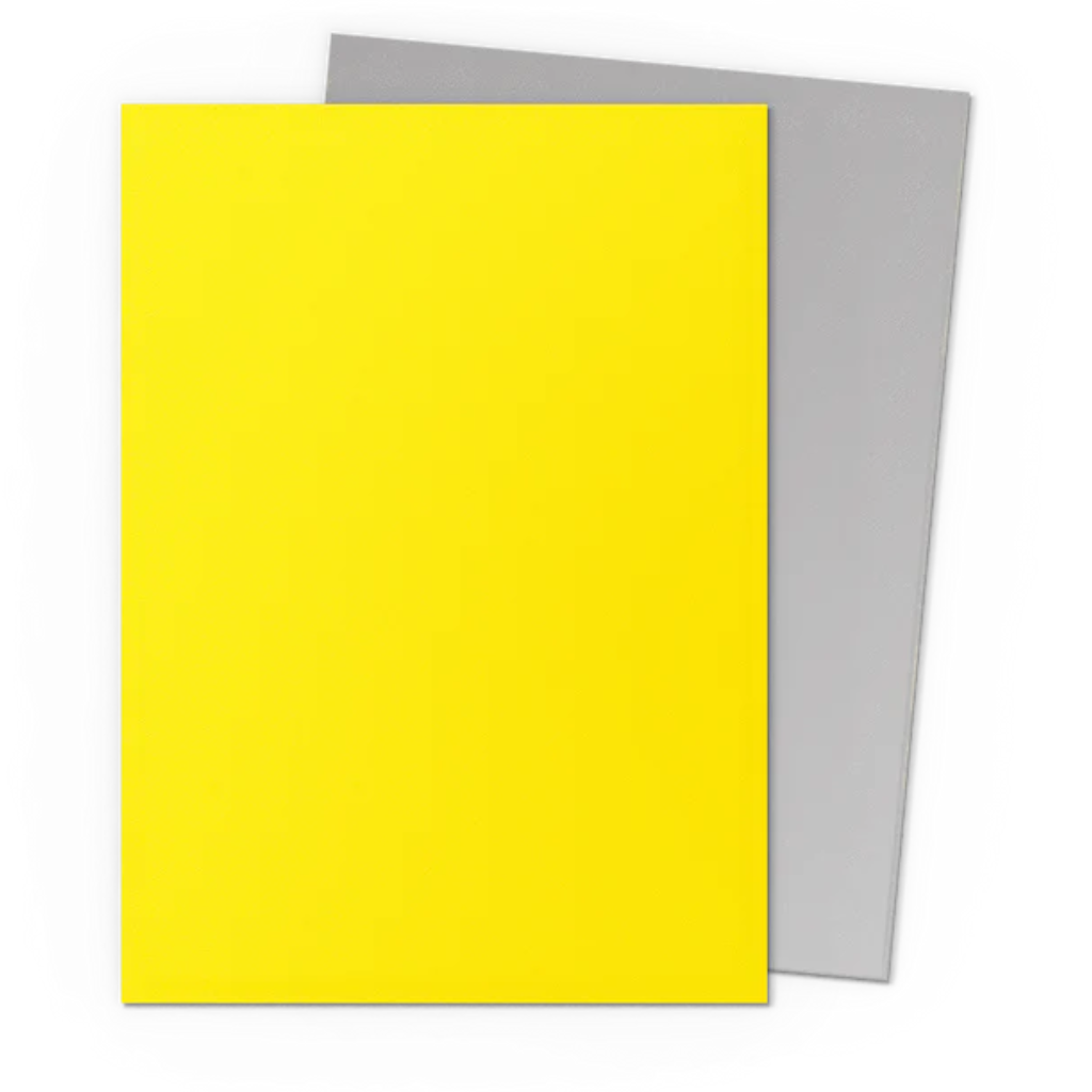 Micas Dragon Shield Standard Dual Matte Yellow & Silver 100ct