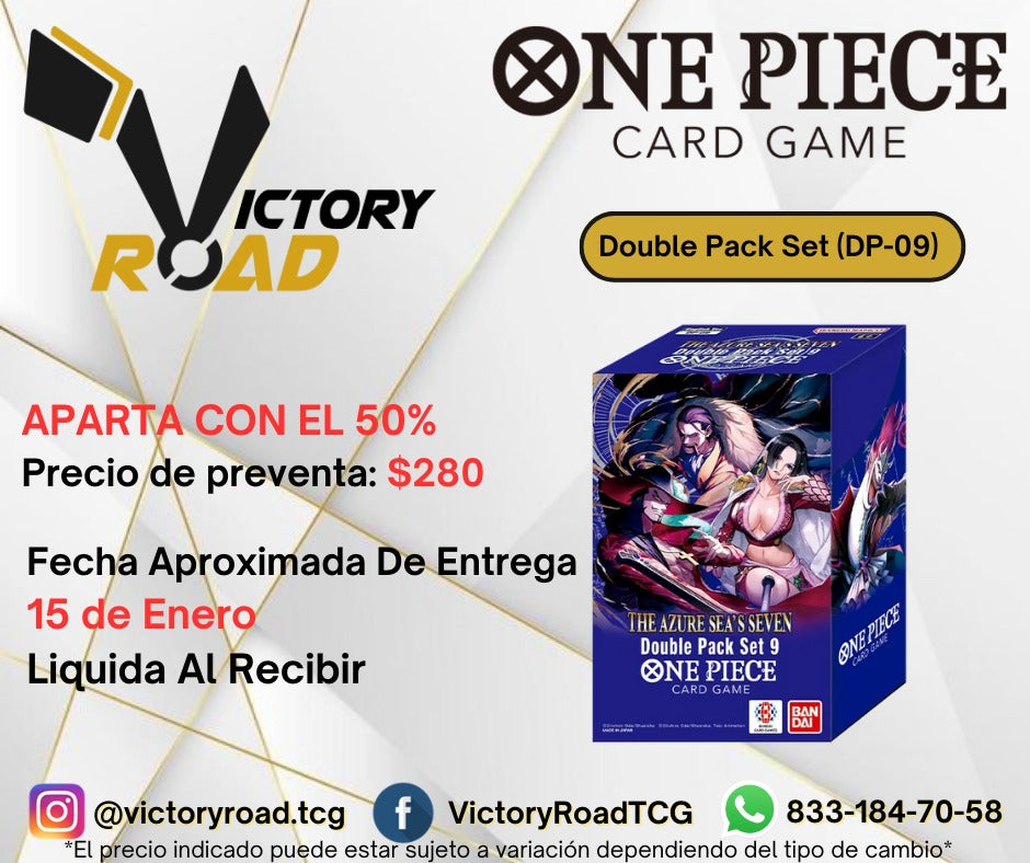 Pre venta - One Piece double pack set OP - DP9