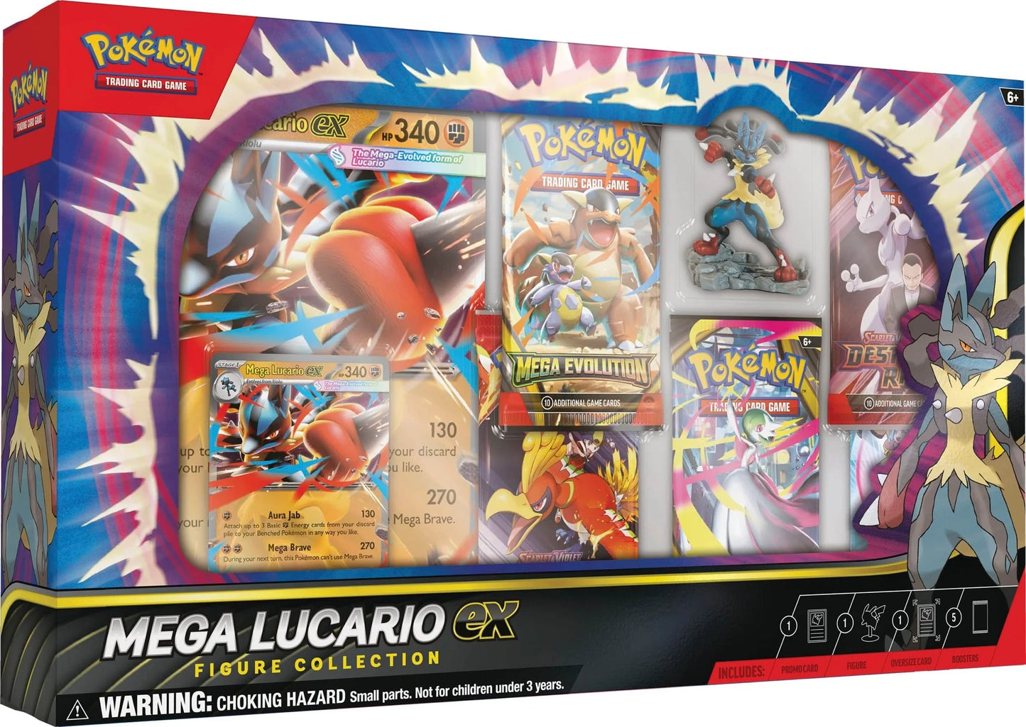 Mega lucario EX figure collection