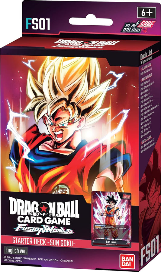 Dragon Ball Tcg Starter Deck Son Goku Fusion World
