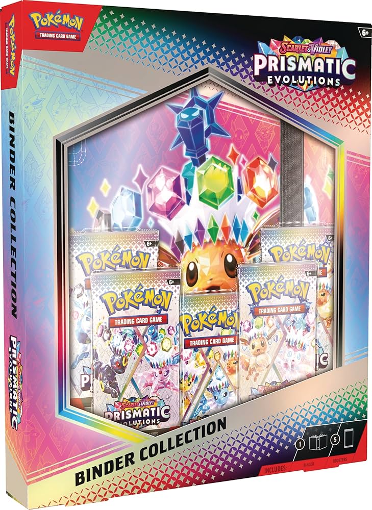 Pokemon Prismatic Evolution Binder Collection