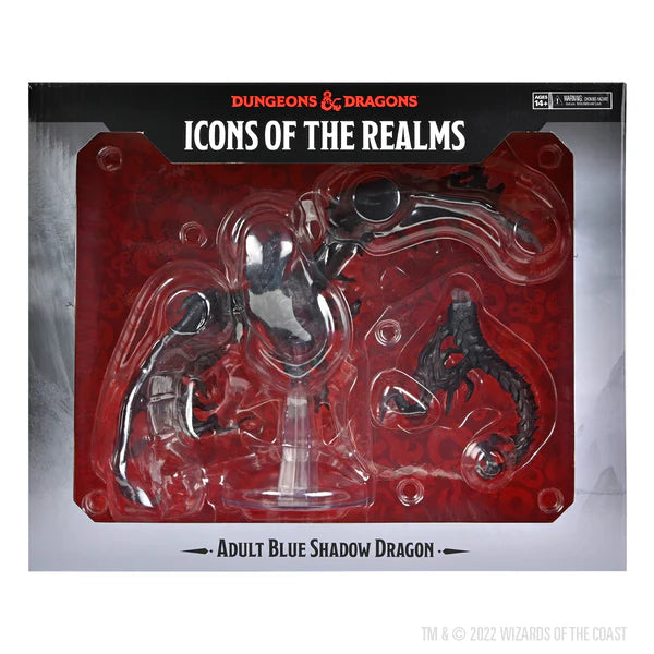 ICONS OF THE REALMS PREPAINTED ADULT BLUE SHADOW DRAGON
