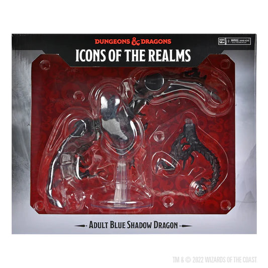 ICONS OF THE REALMS PREPAINTED ADULT BLUE SHADOW DRAGON