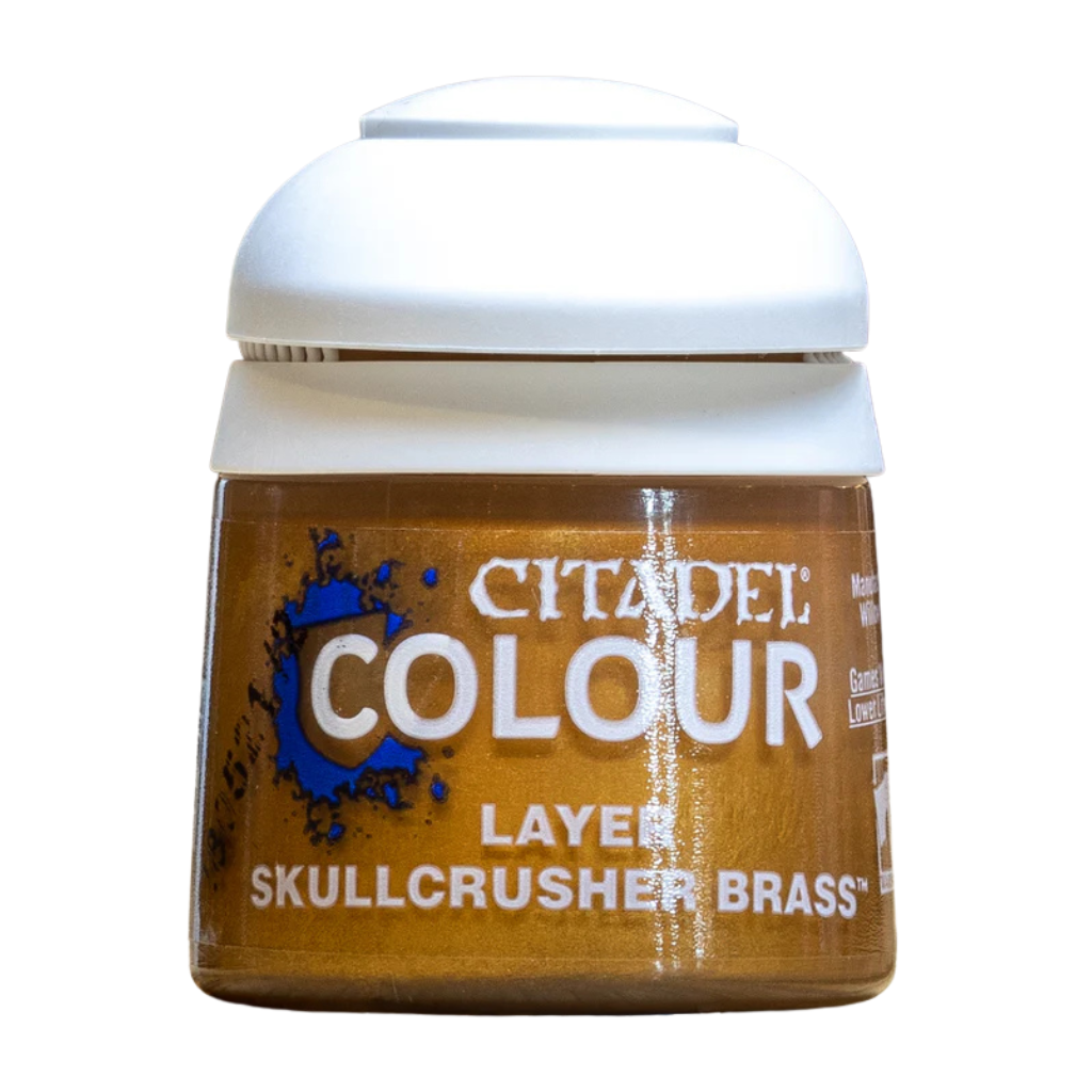 Pintura Warhammer Colour Layer - SKULLCRUSHER BRASS 12ml