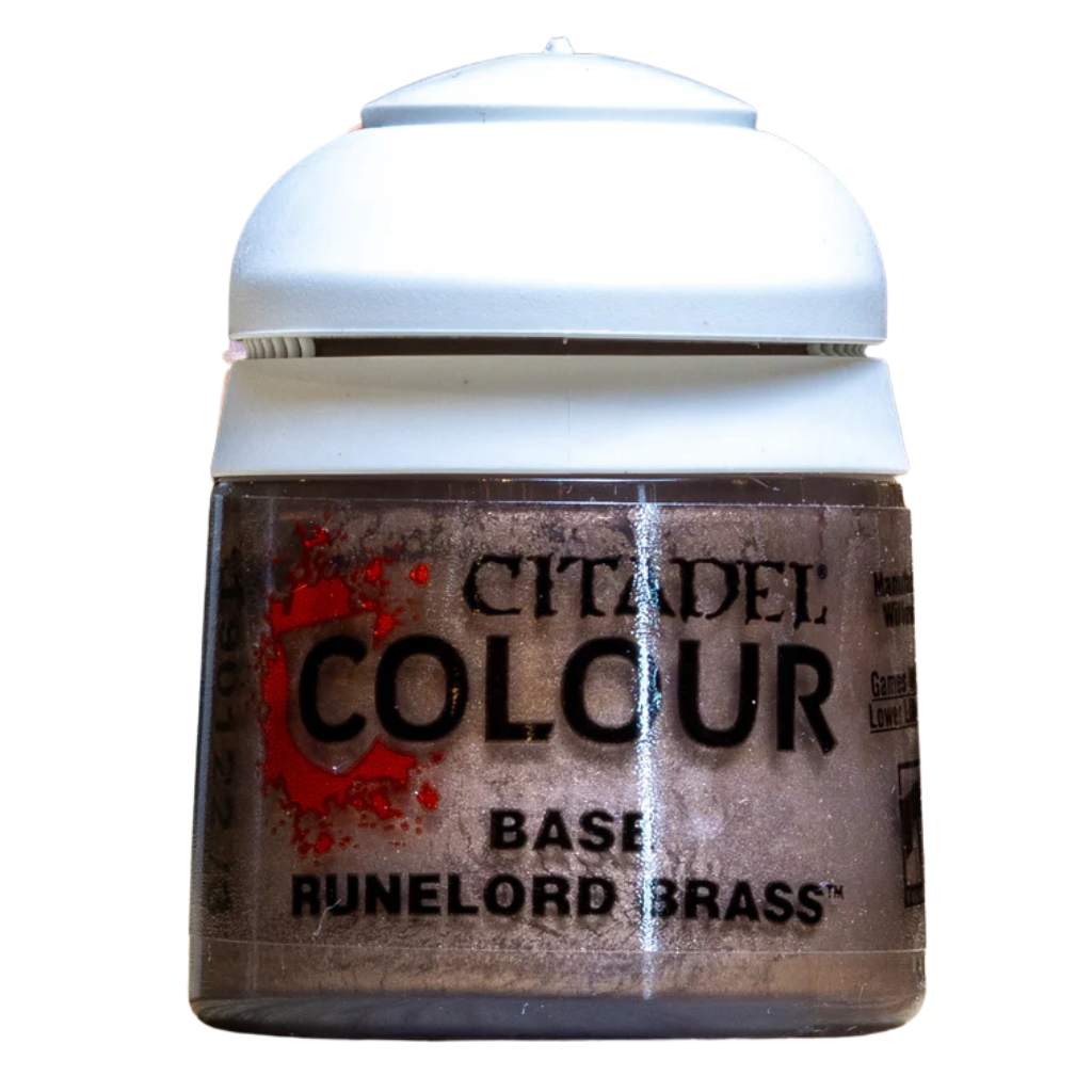 Pintura Warhammer Colour Base - RUNELORD BRASS 12ml