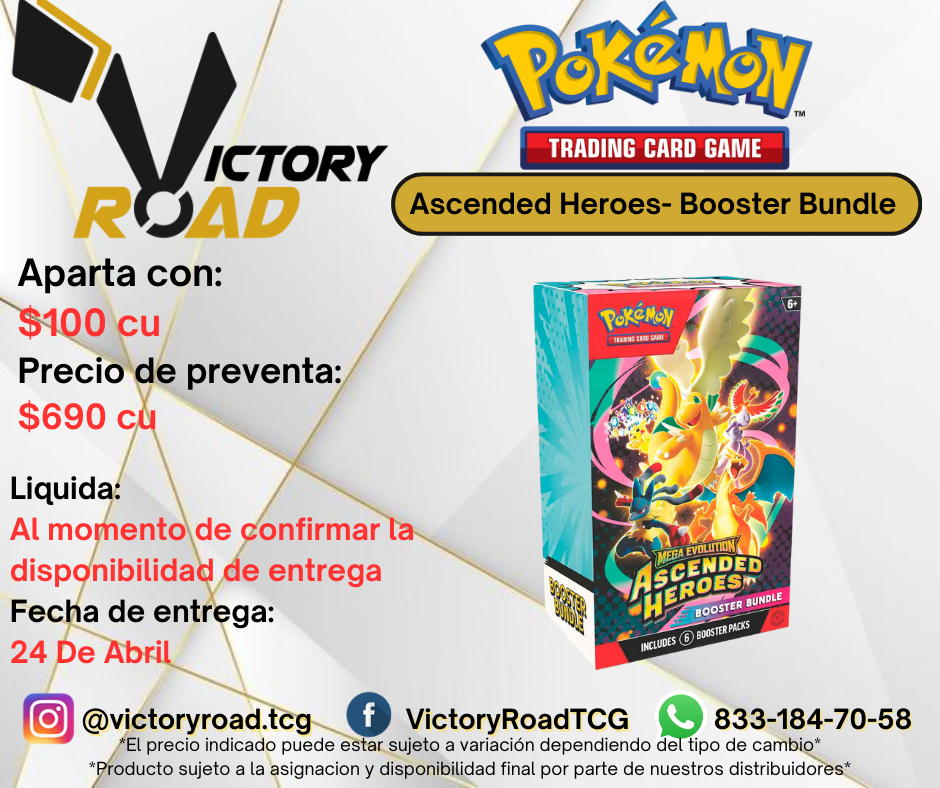 Preventa - Ascended Heroes- Booster Bundle