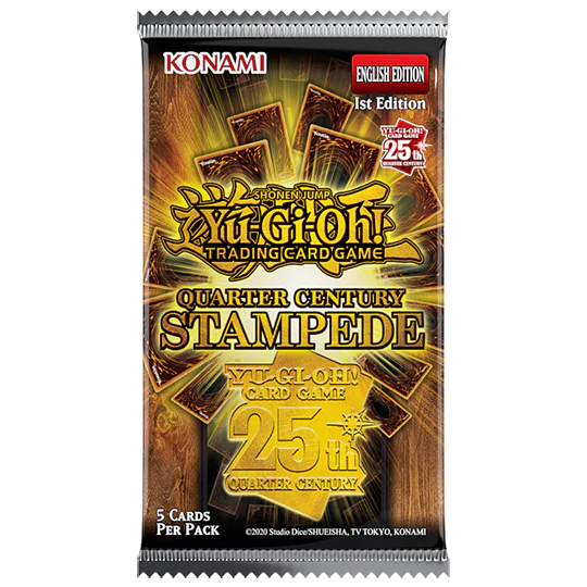YU-GI-OH QUARTER CENTURY STAMPEDE Booster Individual