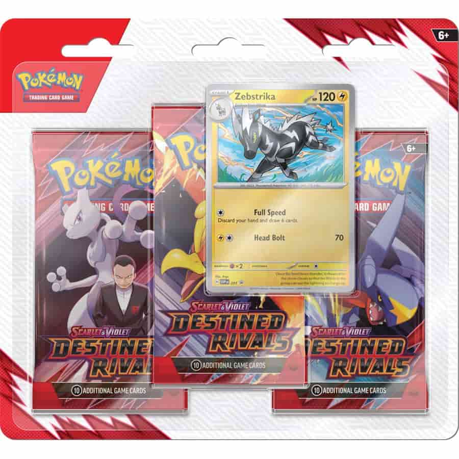Pokemon TCG: ESP Scarlet & Violet 10 Destined Rivals- 3-Booster Blister