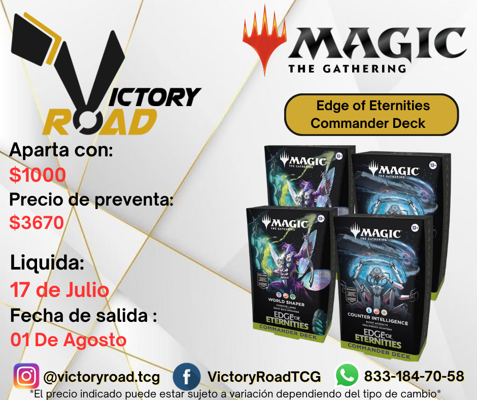 Preventa - Edge of Eternities Commander Deck DISPLAY