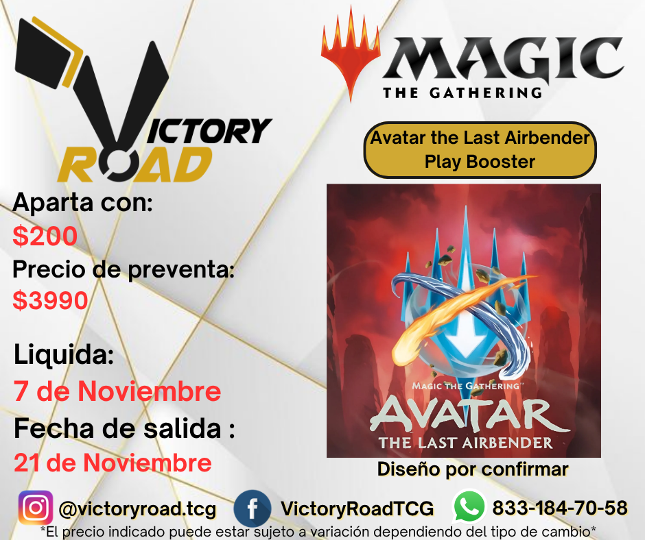Avatar MTG - play booster - preventa