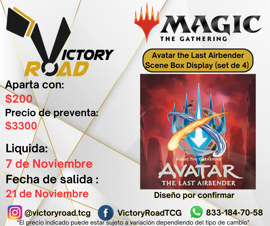 Avatar MTG - escene box display - preventa