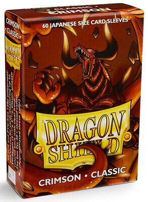 Dragon Shield Small Crimson Classic 60 pza