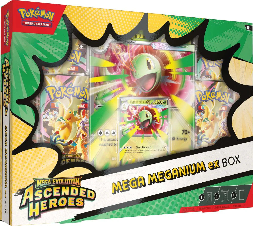 Mega Evolution Ascended Heroes Mega Meganium ex Box