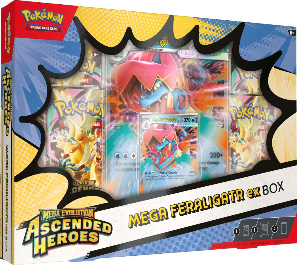 Mega Evolution Ascended Heroes Mega Feraligatr ex Box
