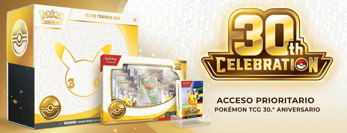 ACCESO PRIORITARIO – POKÉMON TCG 30.º ANIVERSARIO - Victory Road TCG