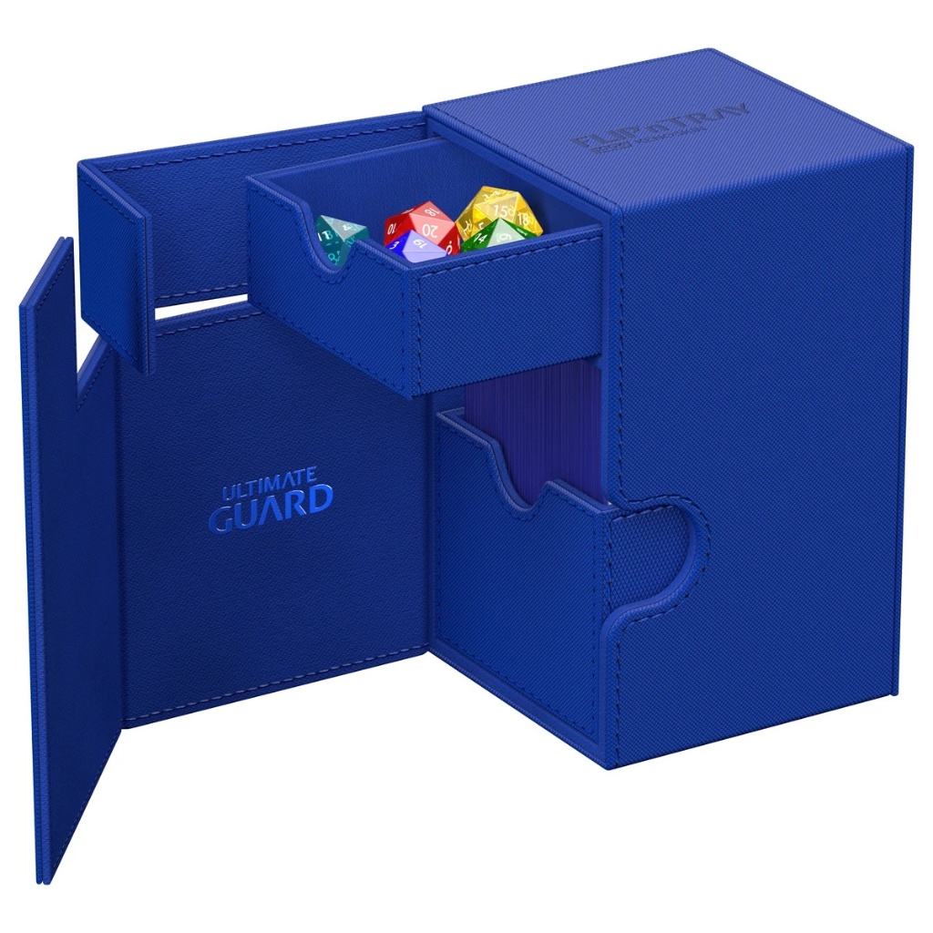 Flip n tray Deck box 80+ Blue