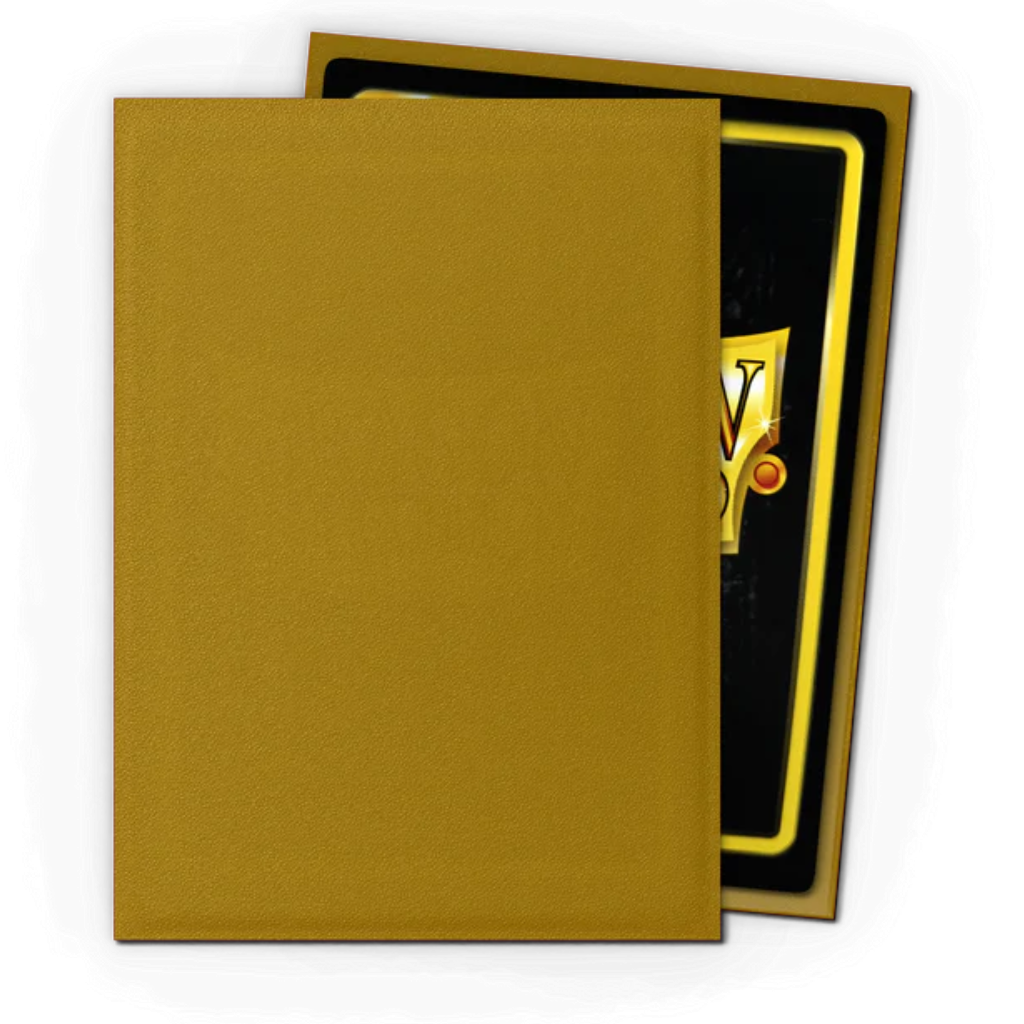 Micas Dragon Shield Standard Matte Gold 100ct