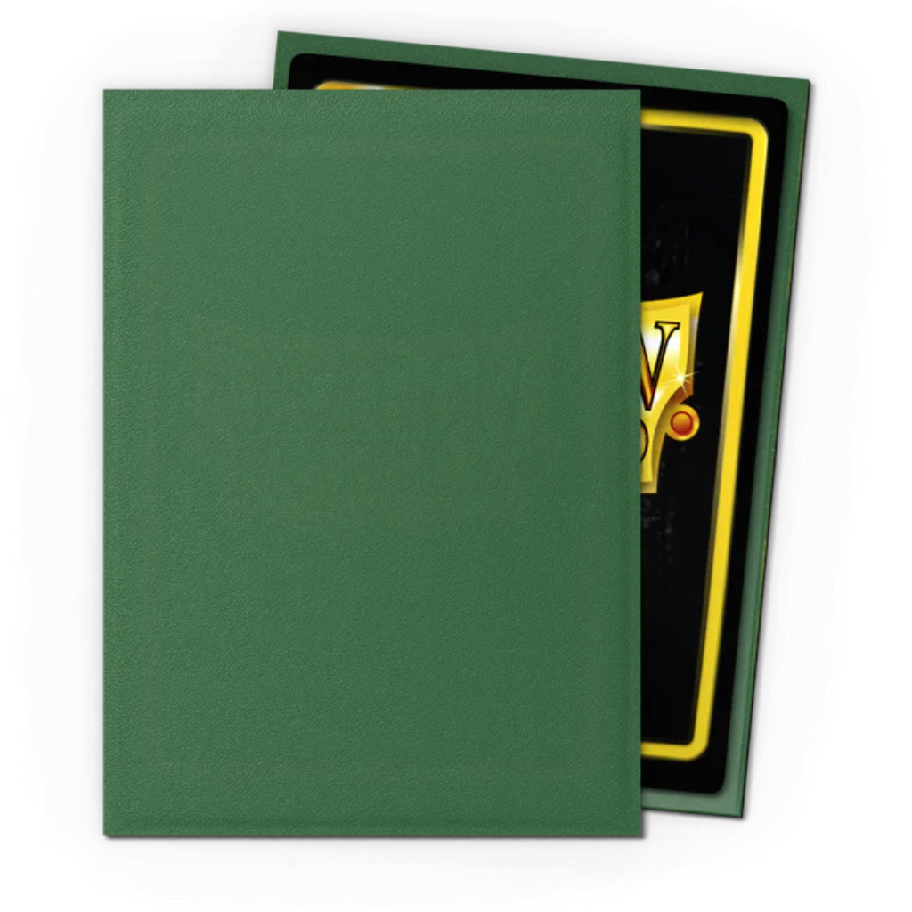 Micas Dragon Shield Standard Matte Forest Green 100ct