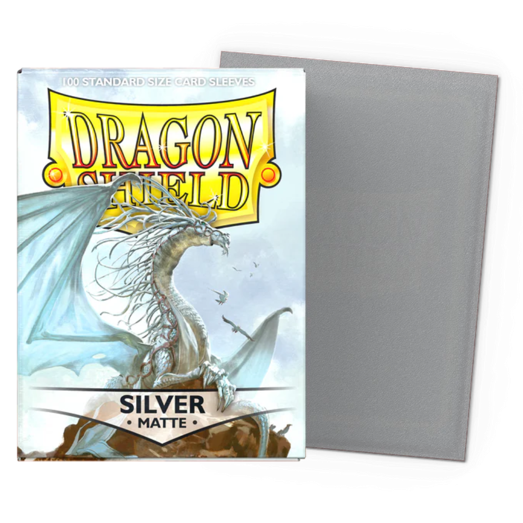 Micas Dragon Shield Standard Matte Silver 100ct