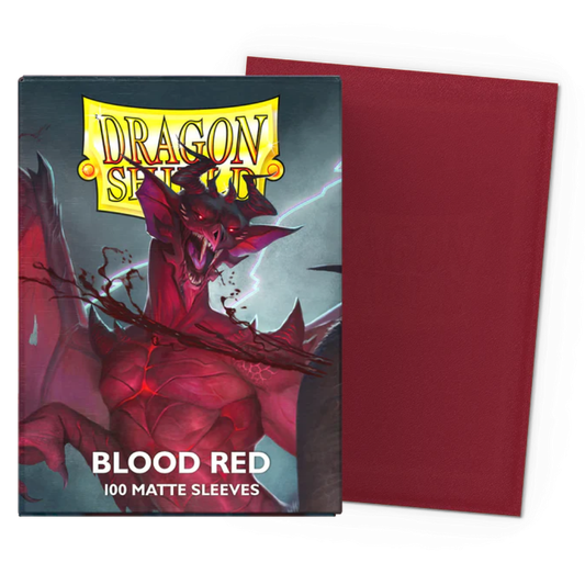 Micas Dragon Shield Standard Matte Blood Red Simurag 100ct