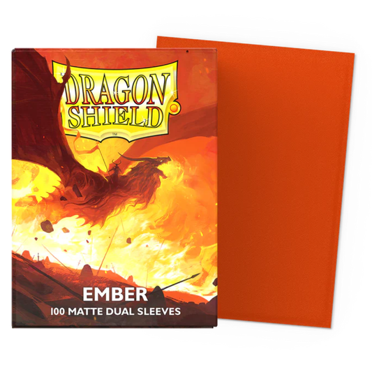Micas Dragon Shield Standard Dual Matte Ember Alaric, Revolution Kindler 100ct
