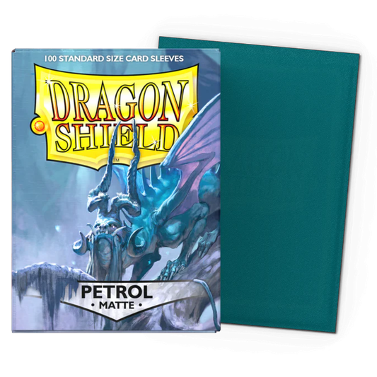 Micas Dragon Shield Standard Matte Petrol 100ct