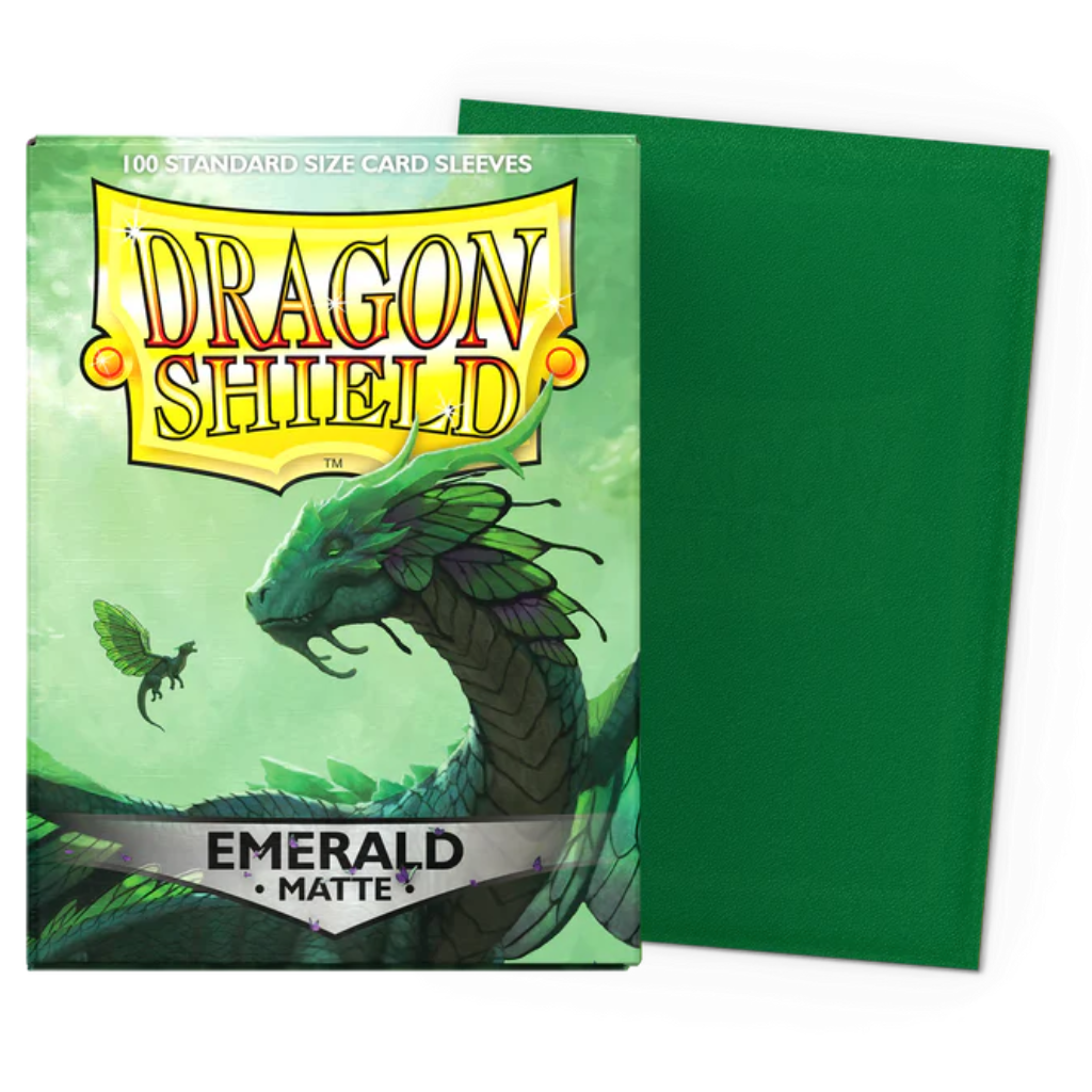 Micas Dragon Shield Standard Matte Emerald 100ct