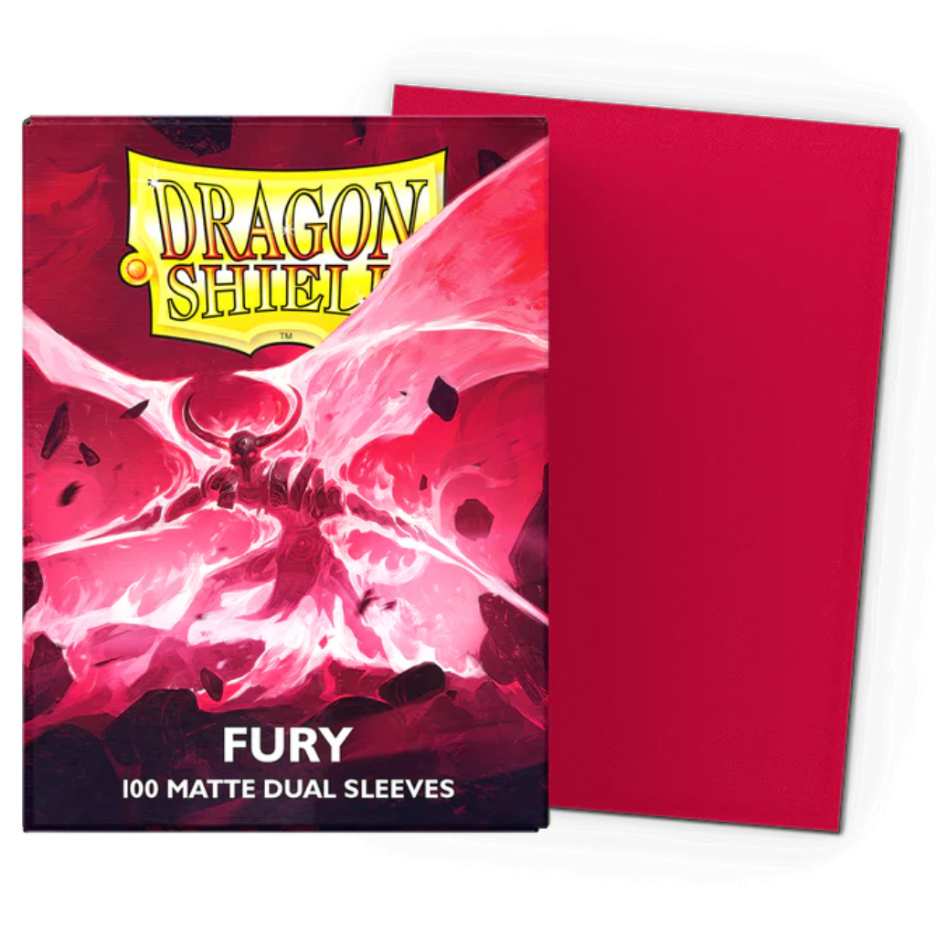 Micas Dragon Shield Standard Dual Matte Fury Alaric, Crimson King 100ct