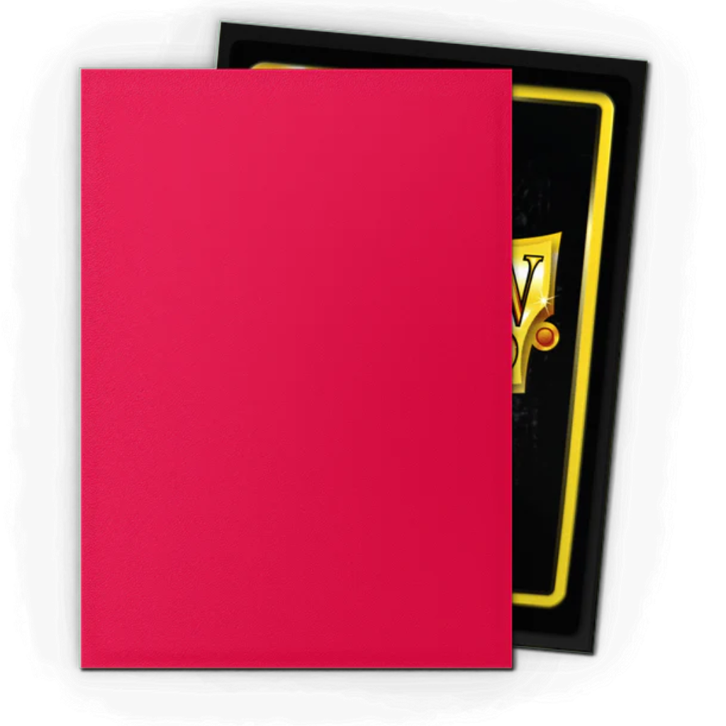 Micas Dragon Shield Standard Dual Matte Fury Alaric, Crimson King 100ct