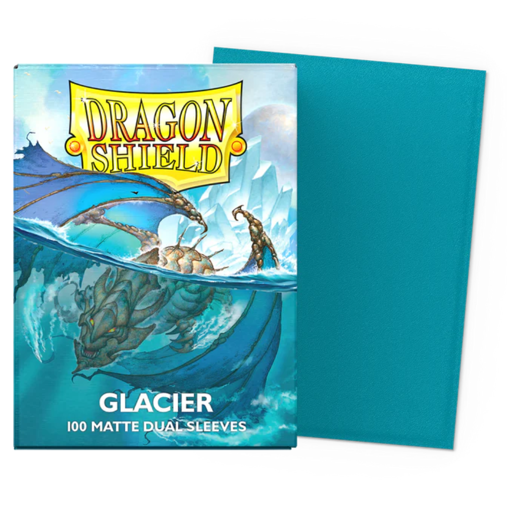 Micas Dragon Shield Standard Dual Matte Glacier Miniom 100ct