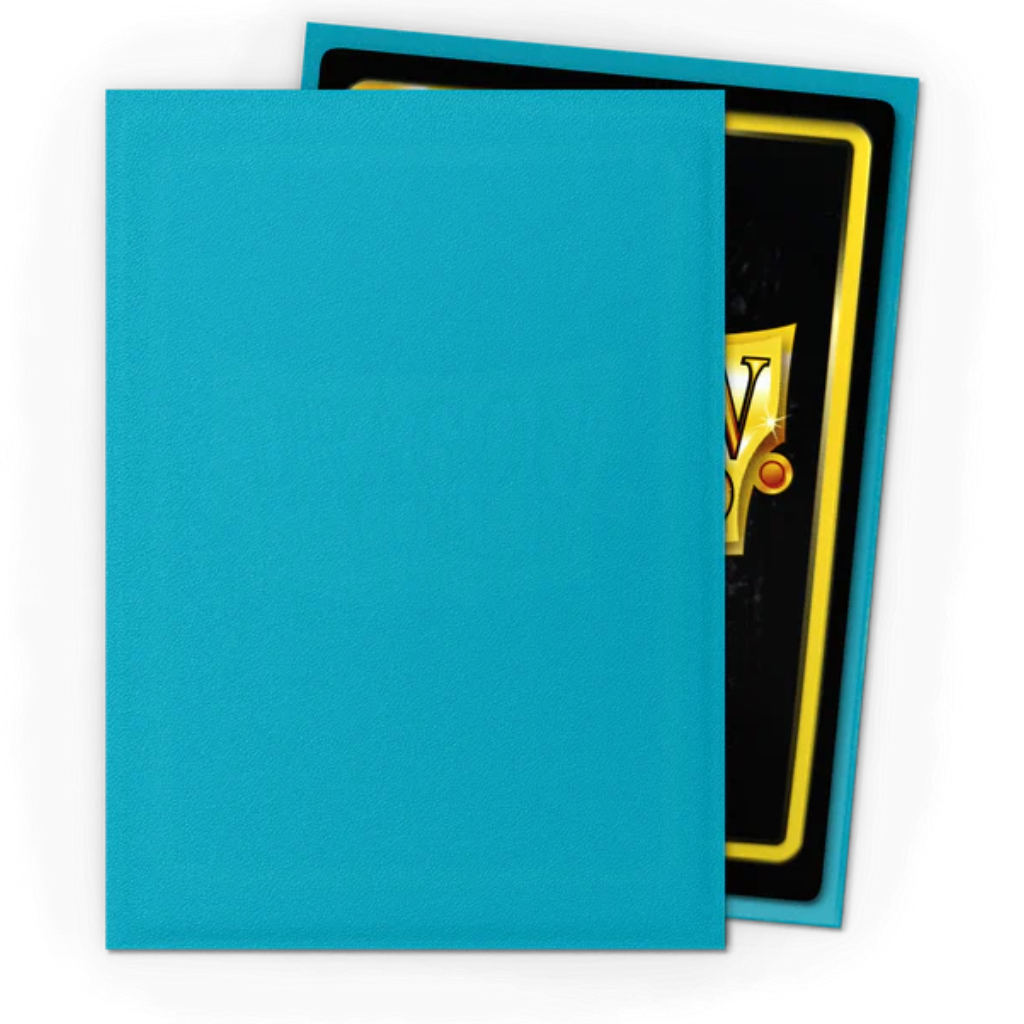 Micas Dragon Shield Standard Matte Turquoise Atebeck 100ct