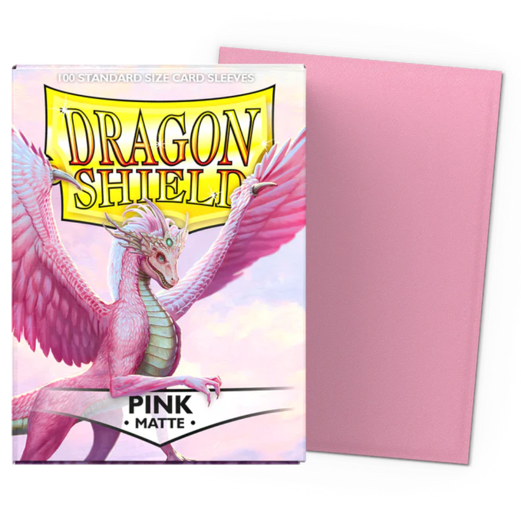Micas Dragon Shield Standard Matte Pink 100ct