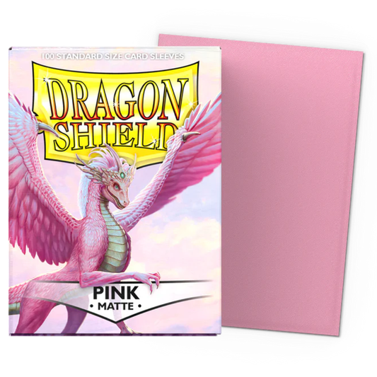 Micas Dragon Shield Standard Matte Pink 100ct