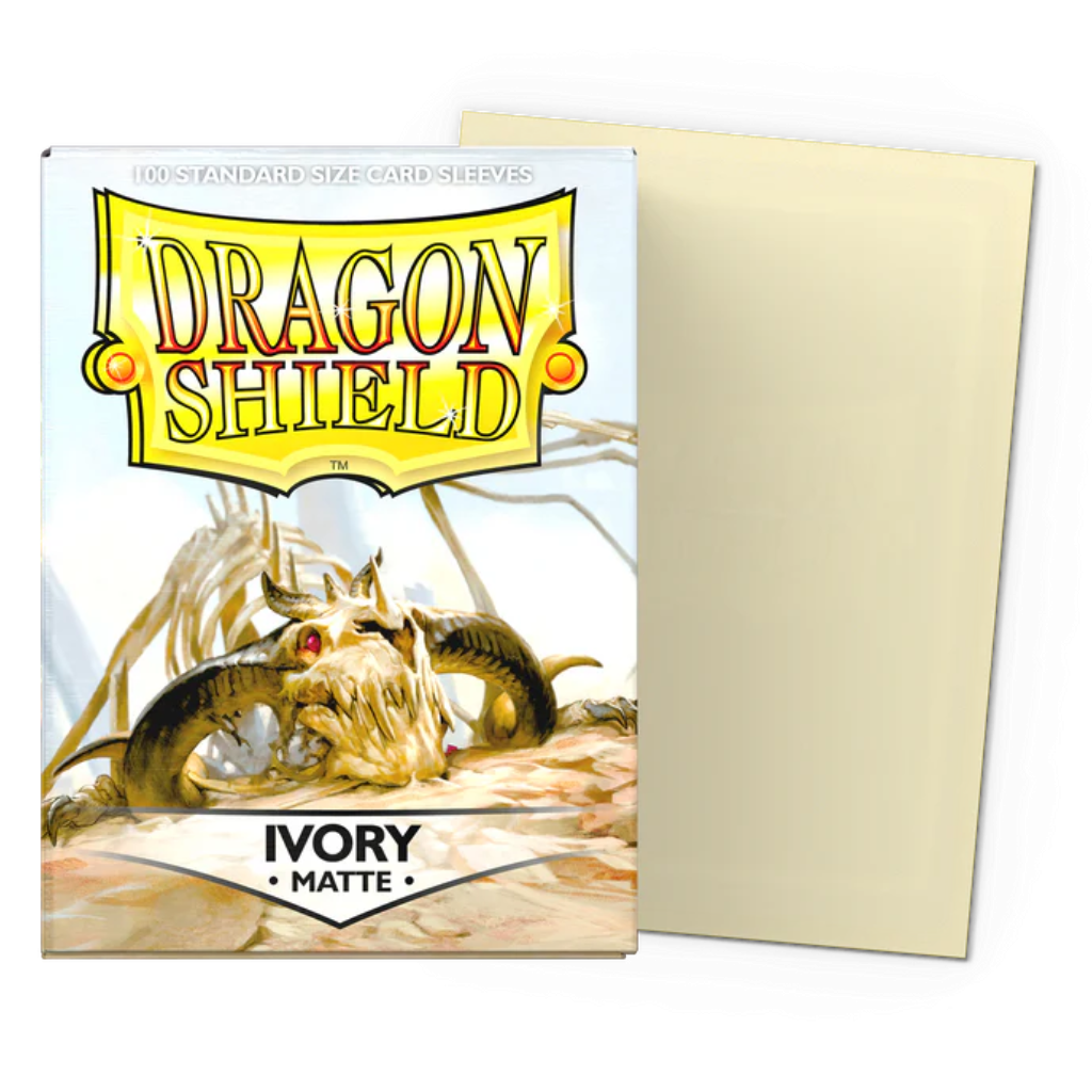 Micas Dragon Shield Standard Matte Ivory 100ct