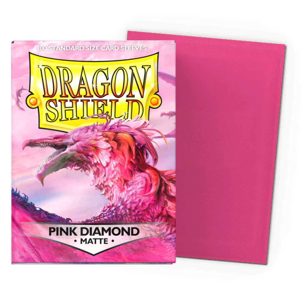 Micas Dragon Shield Standard Matte Pink Diamond 100ct