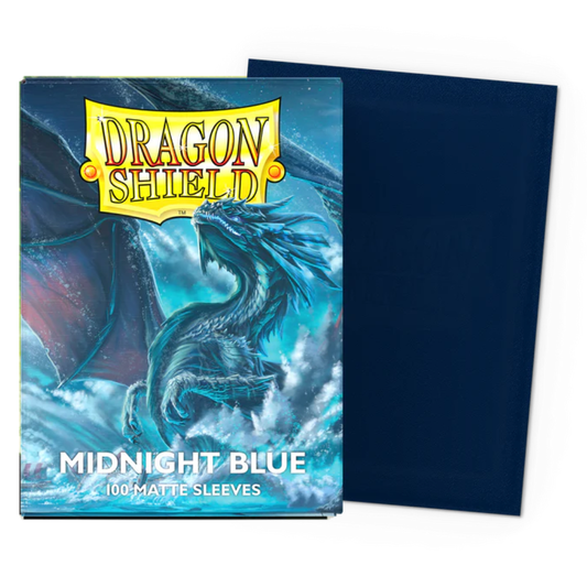 Micas Dragon Shield Standard Matte Midnight Blue 100ct