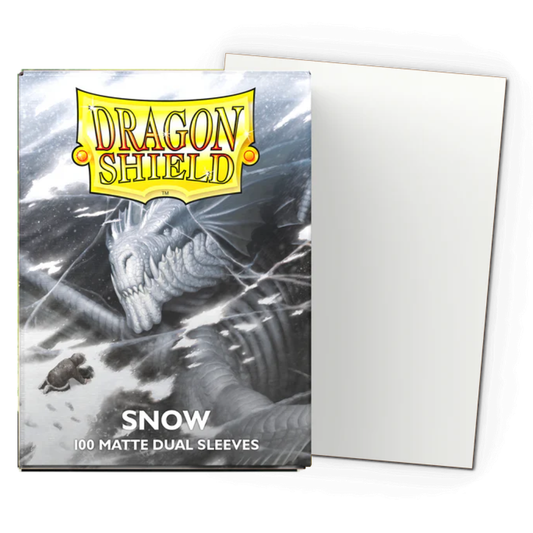 Micas Dragon Shield Standard Dual Matte Snow Nirin 100ct