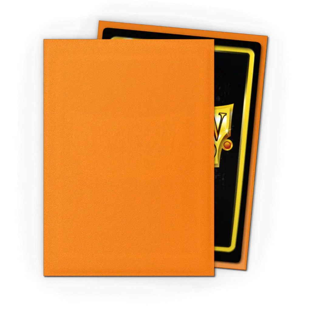 Micas Dragon Shield Standard Matte Orange 100ct