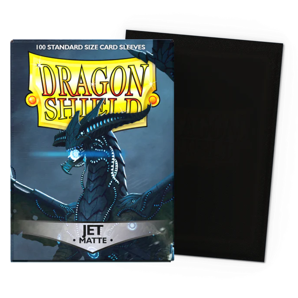 Micas Dragon Shield Standard Matte Jet 100ct