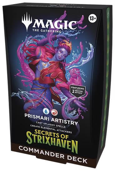 Commander Deck Secrets of Strixhaven  Prismari Artistry (INGLÉS)