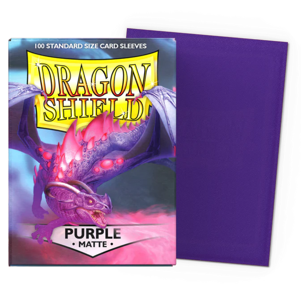 Micas Dragon Shield Standard Matte Purple 100ct