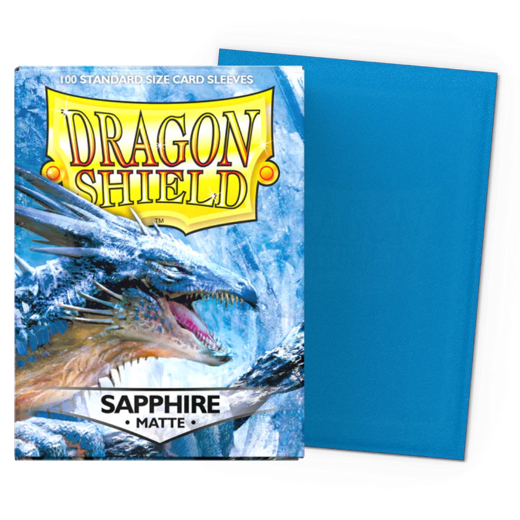 Micas Dragon Shield Standard Matte Sapphire 100ct
