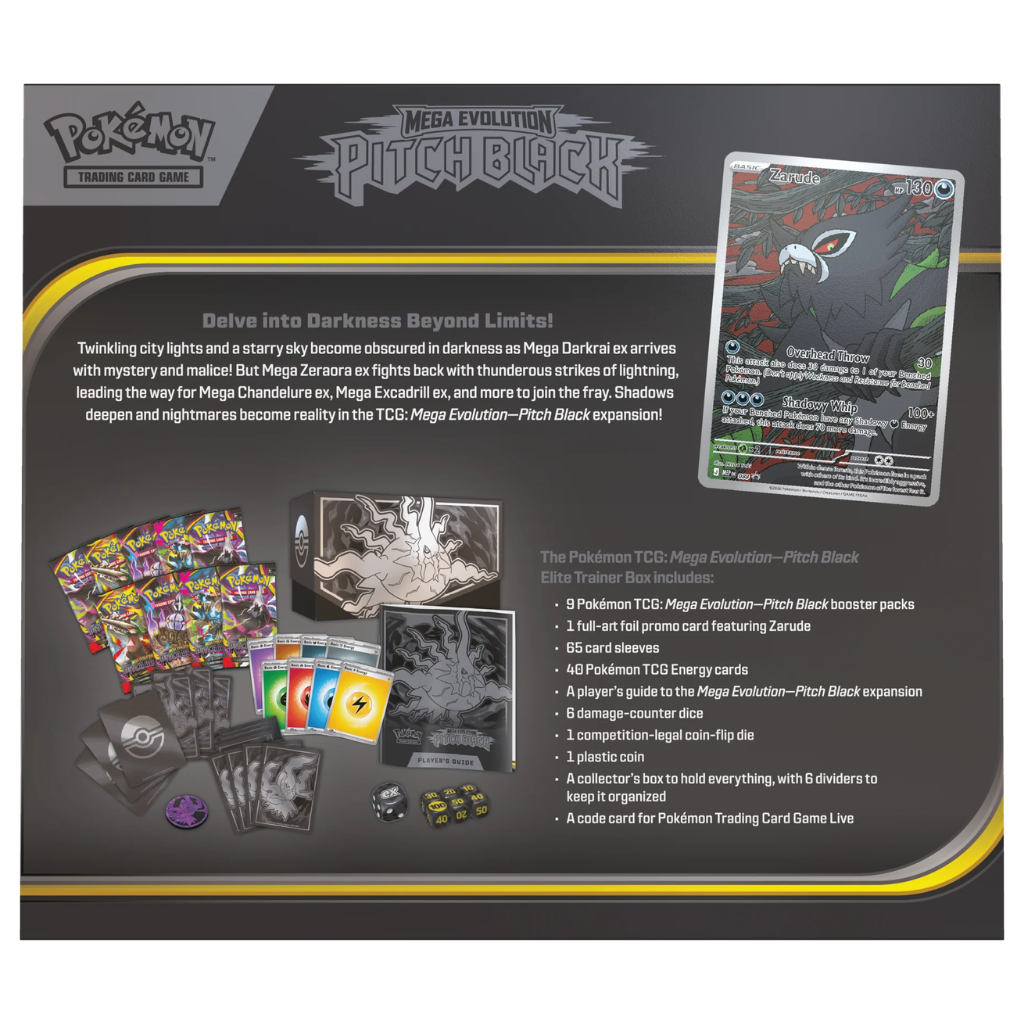 PREVENTA Elite Trainer Box Pitch Black (INGLÉS)