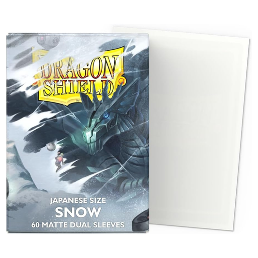 Micas Dragon Shield Japanese Dual Matte Snow Nirin 60ct