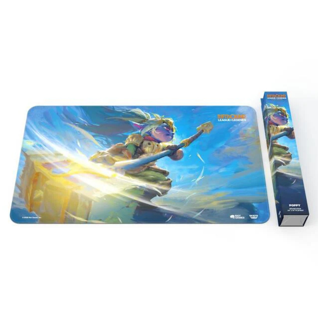 Bound Edge Playmat Poppy 24" x 14"