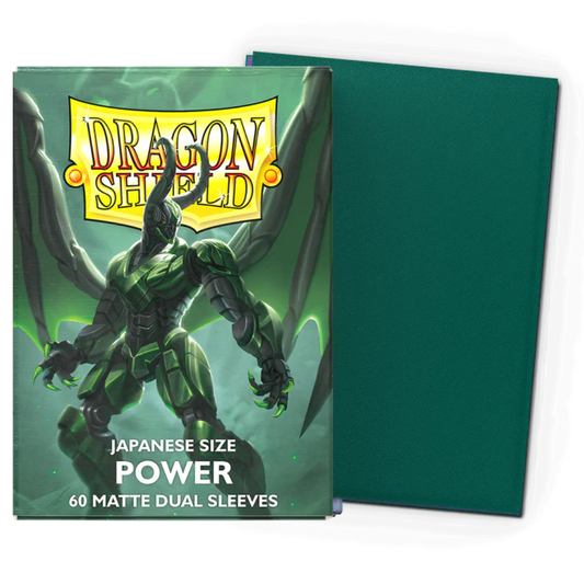 Micas Dragon Shield Japanese Dual Matte Green/Power 60ct