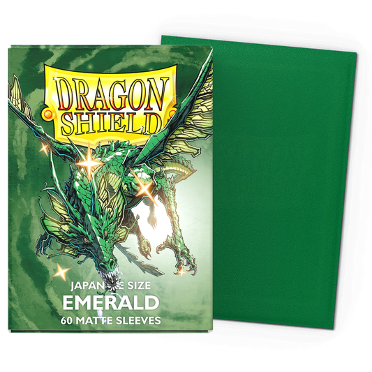 Micas Dragon Shield Japanese Matte Emerald 60ct