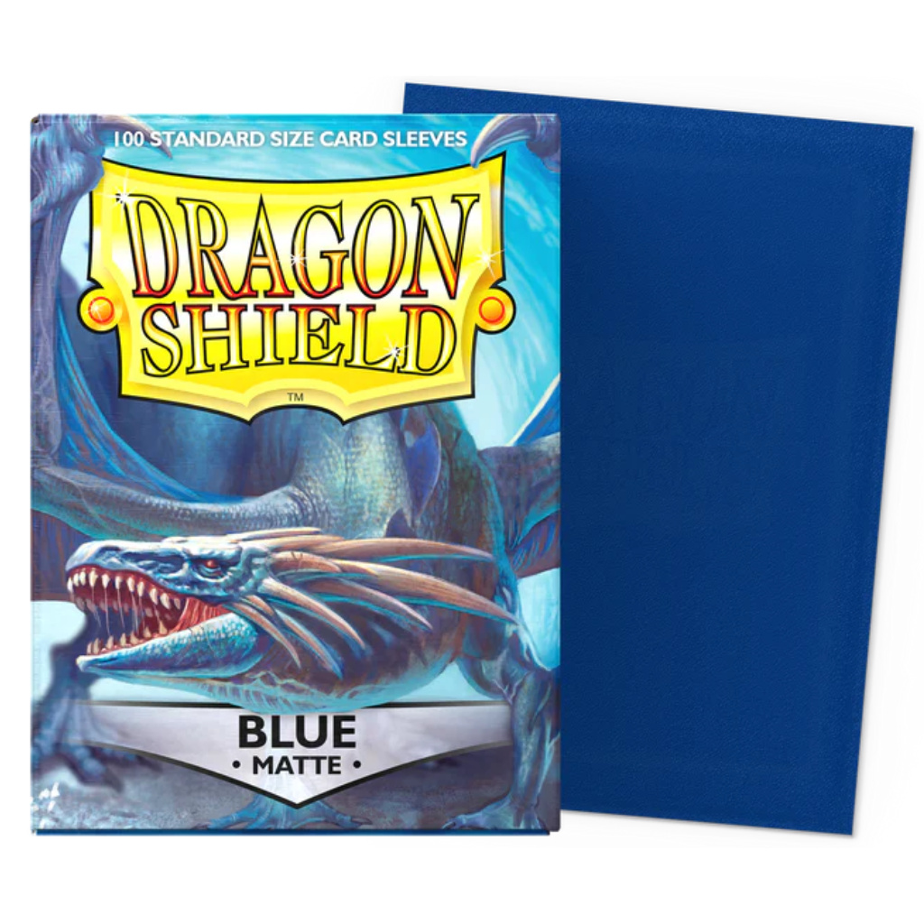 Micas Dragon Shield Standard Matte Blue 100ct
